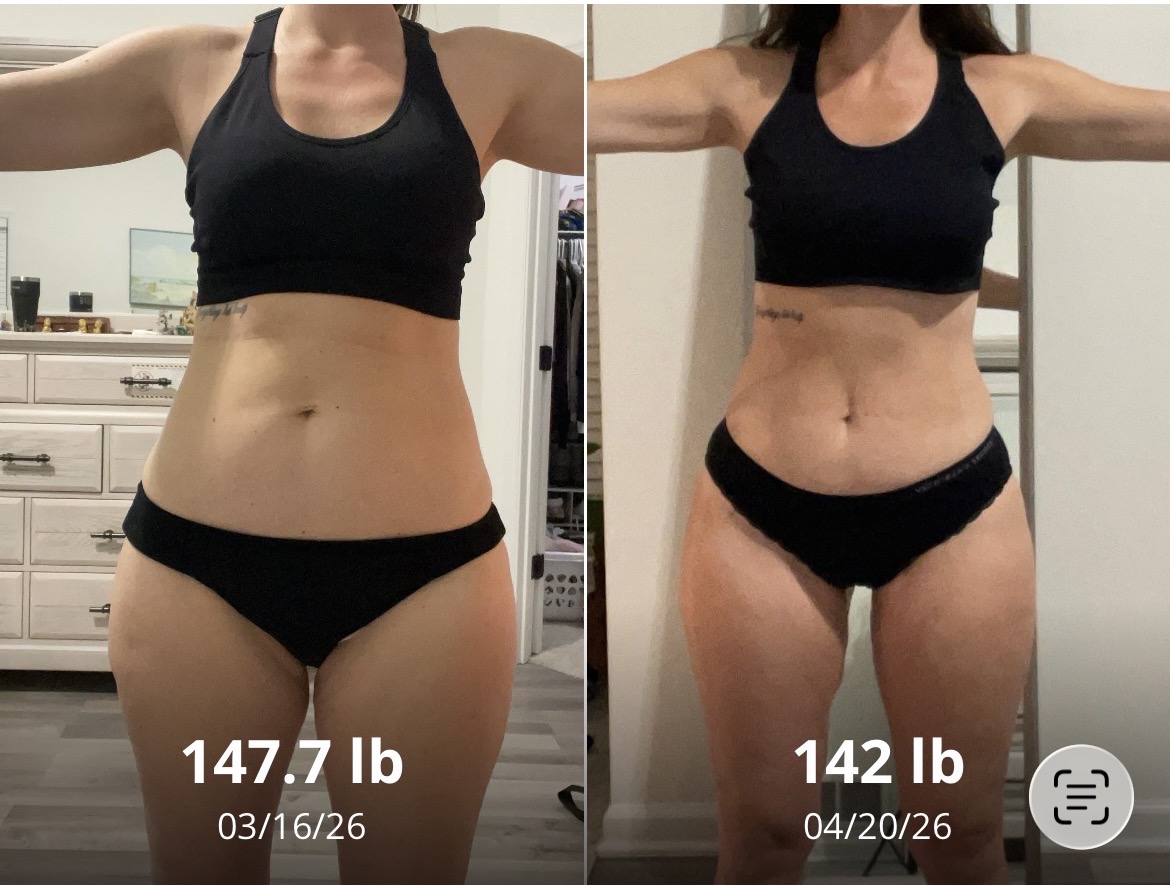 EnerPeace Fitness before and after transformation result